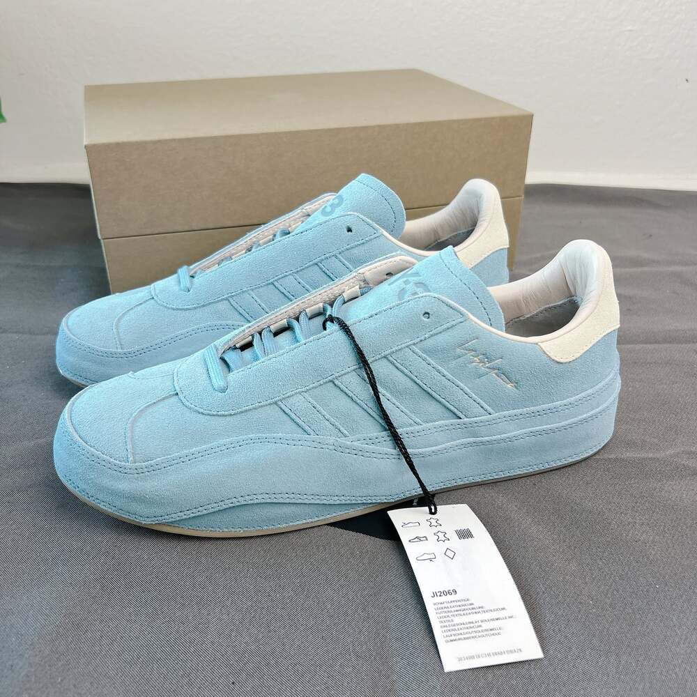 NEW! Adidas Y-3 Gazelle Low Tactile blue Alumina